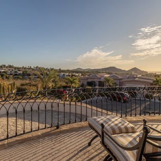 En suite terrace with incredible views