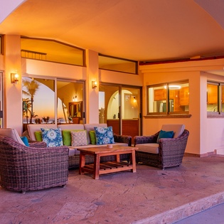 Patio with outdoor seating