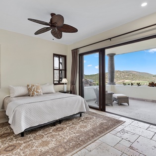 Bedroom suite with views