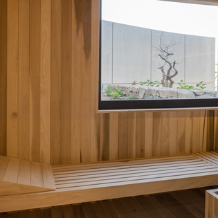 En villa sauna