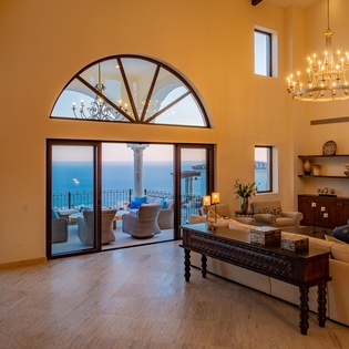 Living room fireplace