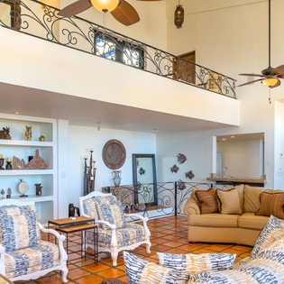 Beautifully decorated living room