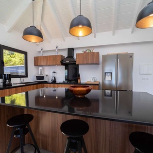 Kitchen at WV RID, Anse des Cayes, St. Barthelemy