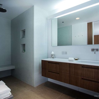 Bathroom at WV NGE, St. Jean, St. Barthelemy