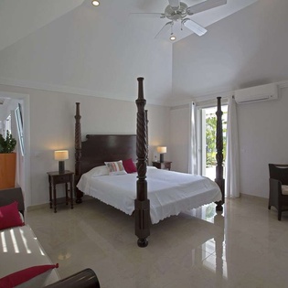 Bedroom at WV GDF, Colombier, St. Barthelemy