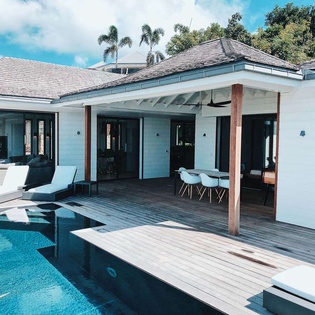 Deck at WV JSA, Lurin, St. Barthelemy
