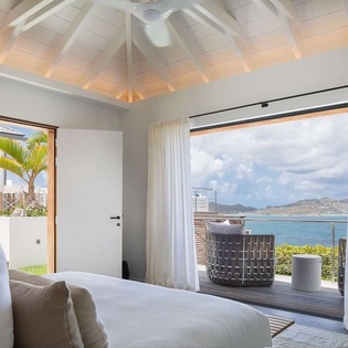 Bedroom at WV CAA, Pointe Milou, St. Barthelemy