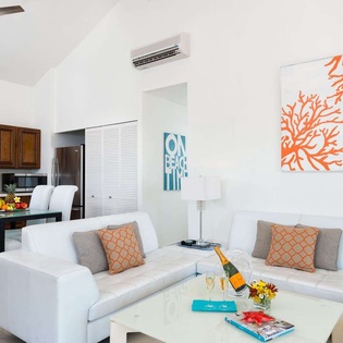 Living Room at IE VBL, Ocean Pt/Taylors, Turks & Caicos