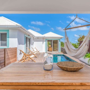 Dining Room at WV STC, Camaruche, St. Barthelemy
