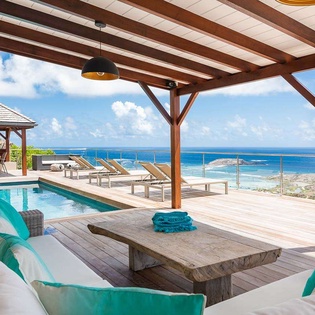 Terrace at WV ZUL, Vitet, St. Barthelemy