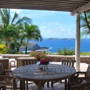 Dining Room at WV BEV, Mont Jean, St. Barthelemy