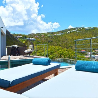 Terrace at WV FLA, Flamands, St. Barthelemy