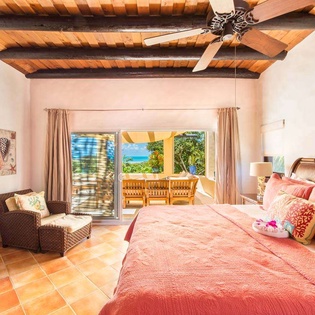 Bedroom at TC JSM, Ocean Pt/Taylors, Turks & Caicos