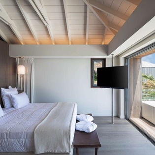 Bedroom at WV FEL, Lorient, St. Barthelemy