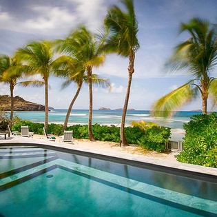 Villa Pool at WV BAS, Lorient Beach, St. Barthelemy