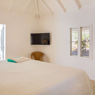 Bedroom at WV BBA, St. Jean, St. Barthelemy