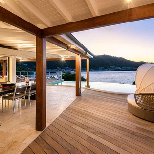 Deck at WV TCK, Flamands Beach, St. Barthelemy