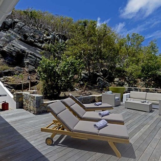 Deck at WV LAR, Petit Cul de Sac, St. Barthelemy