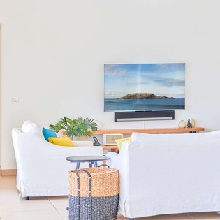 Living Room at WV ANK, Colombier, St. Barthelemy