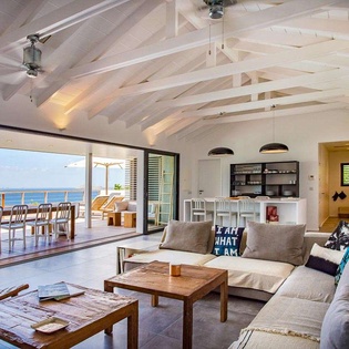 Interior of WV SUM, Pointe Milou, St. Barthelemy