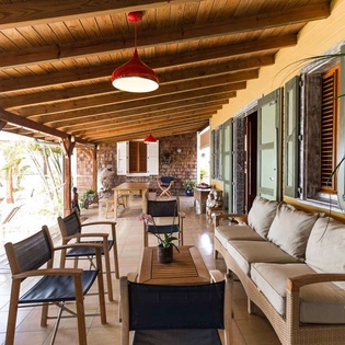 Terrace at WV KAN, Colombier, St. Barthelemy