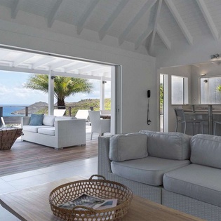Living Room at WV RIV, Flamands, St. Barthelemy