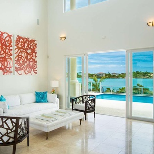 Living Room at IE SCL, Chalk Sound/Taylors, Turks & Caicos