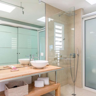 Bathroom at WV BEL, Vitet, St. Barthelemy