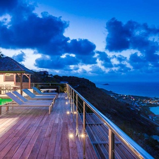 Deck at WV ZUL, Vitet, St. Barthelemy