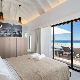 Bedroom at WV CIO, Grand Cul de Sac, St. Barthelemy