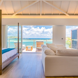 Bedroom at WV BLE, Grand Cul de Sac, St. Barthelemy
