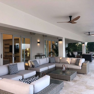 Living Room at AXA RRO, Blowing Point, Anguilla