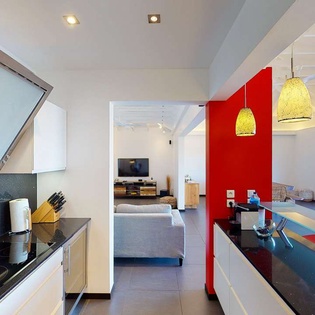 Kitchen at WV ITA, Lorient, St. Barthelemy