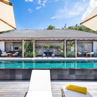 Villa Pool at WV LER, Colombier, St. Barthelemy