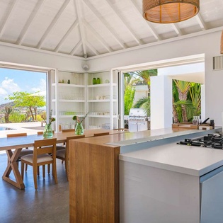 Kitchen at WV ECO, Gouverneur, St. Barthelemy