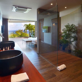 Bathroom at WV FLA, Flamands, St. Barthelemy