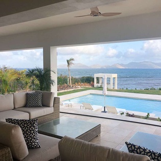 Terrace at AXA RRO, Blowing Point, Anguilla