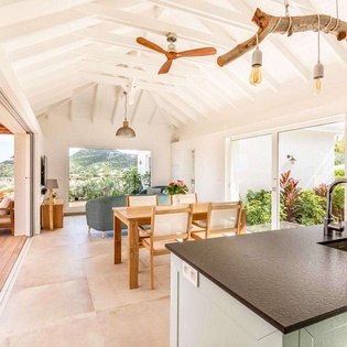 Kitchen at WV APE, St. Jean, St. Barthelemy