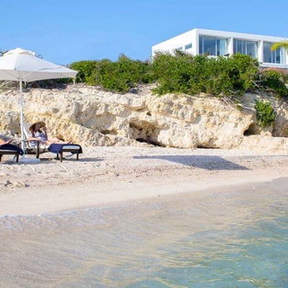 Beach at AXA CHM, Blowing Point, Anguilla