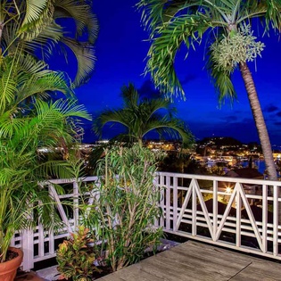 The view from WV LKJ, Gustavia, St. Barthelemy