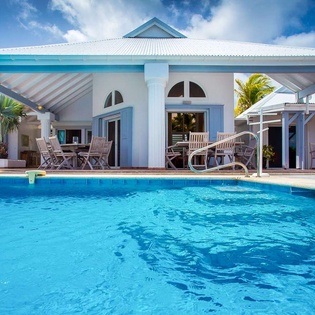 Villa Pool at WV FRE, Pointe Milou, St. Barthelemy