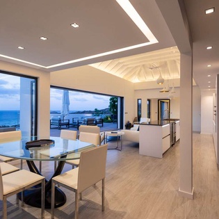 Dining Room at WV CIO, Grand Cul de Sac, St. Barthelemy