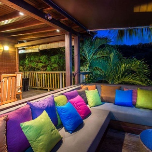 Veranda at WV EKA, Camaruche, St. Barthelemy