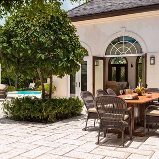 Patio at IE BAR, Thompson Cove, Turks & Caicos