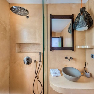 Bathroom at SXM CAP, Beach Side/Baie Rouge, St. Martin