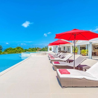Patio at SXM JUP, Hillside/Terres Basses, St. Martin