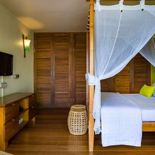 Bedroom at WV AMA, Pointe Milou, St. Barthelemy