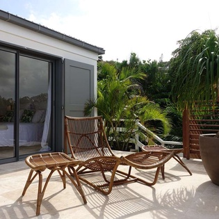 Patio at WV ARK, Pointe Milou, St. Barthelemy