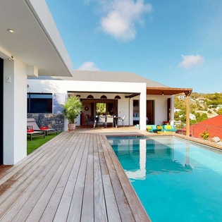 Villa Pool at WV FAS, St. Jean, St. Barthelemy