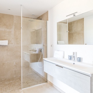 Bathroom at WV VOB, St. Jean, St. Barthelemy
